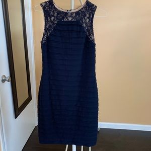 Adrianna Papell Navy Blue cocktail dress